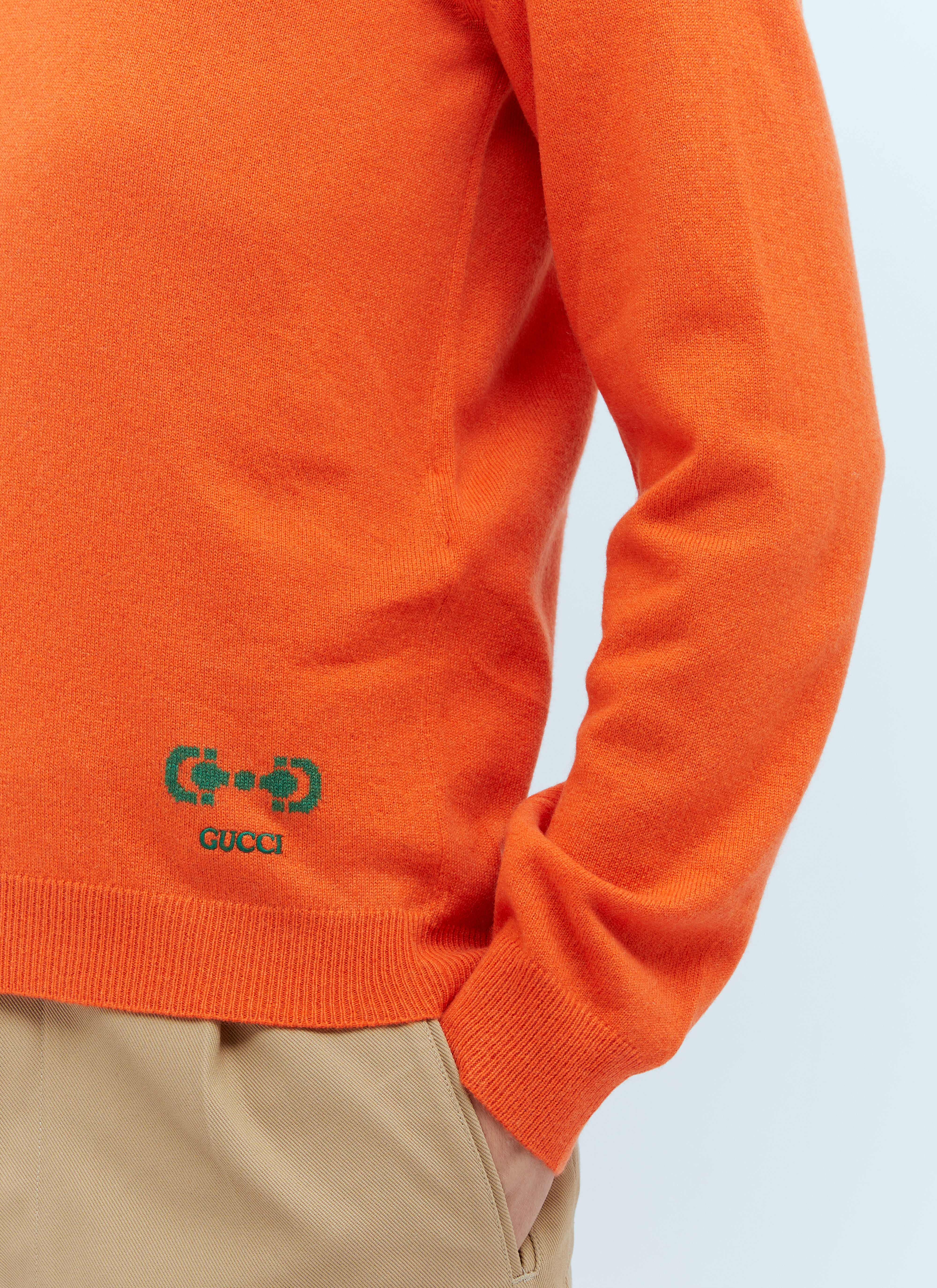 Orange gucci sweatshirt best sale