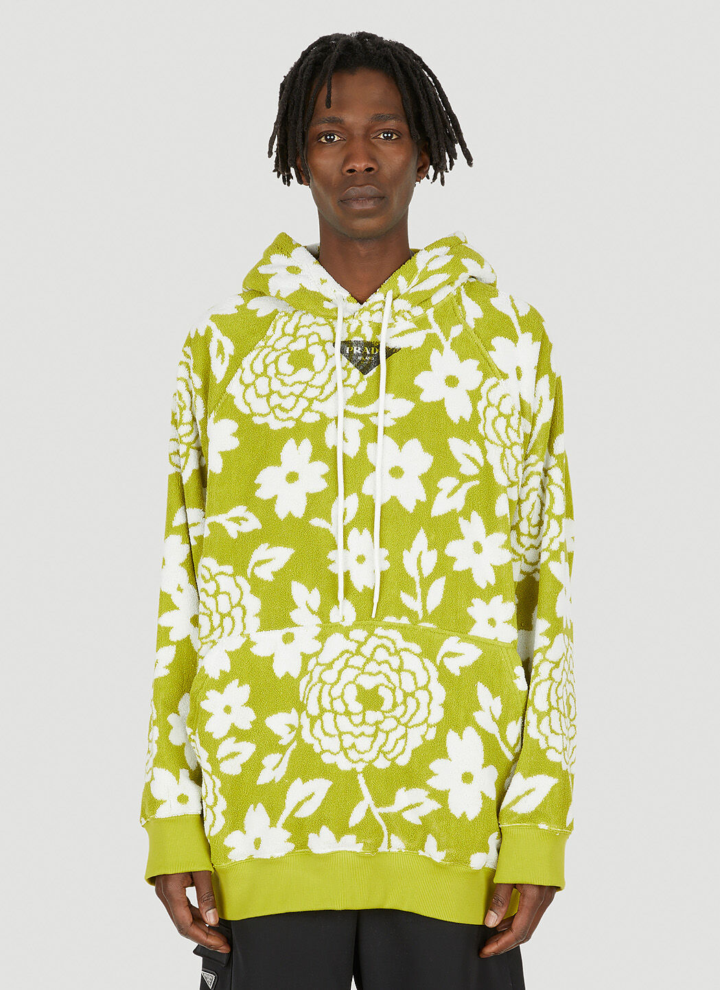 Floral sales hooded sweatshirt