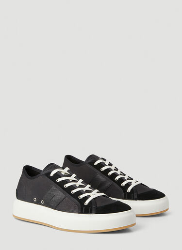 Stone Island Compass Patch Sneakers Black sto0148108