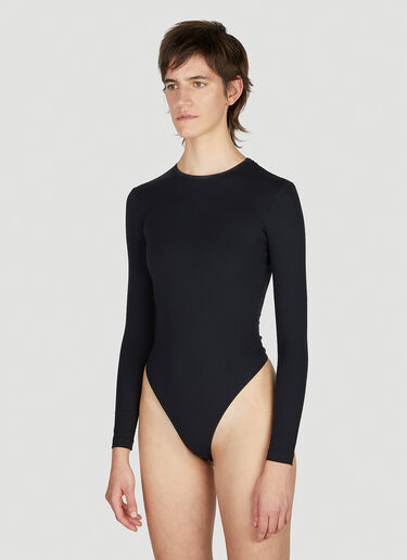 Balenciaga Long Sleeve Bodysuit Black bal0252053