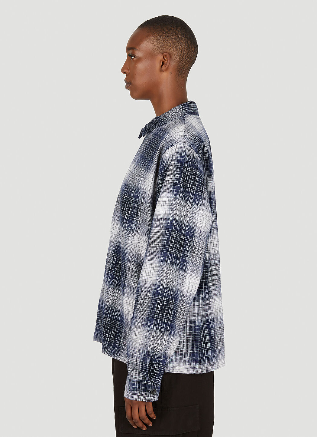 Stussy flannel jacket top