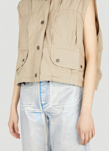 Parachute Puffer Vest Our Legacy Parachute Puffer Vest Beige our0252007
