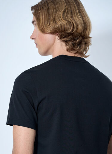 LN-CC® - Moncler: Crewneck Logo T-Shirt - Black Moncler Crewneck Logo T-Shirt Black mon0165015