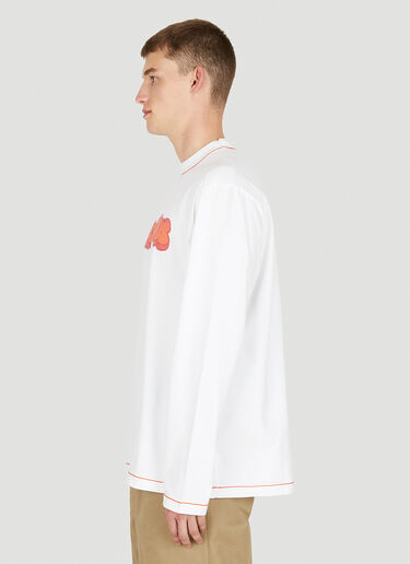 Jacquemus Le T-Shirt Pate A Modeler ロングスリーブTシャツ ホワイト jac0150019