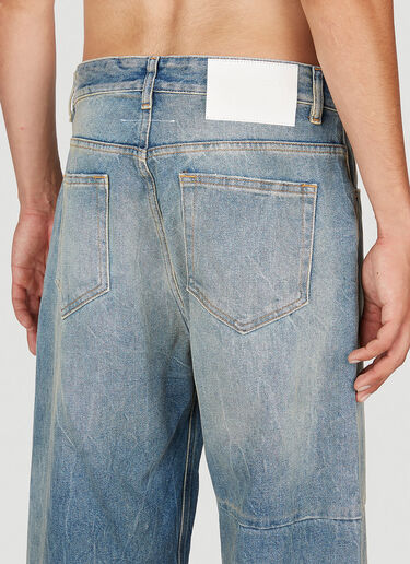 MM6 Maison Margiela イレギュラーシームジーンズ ブルー mmm0153010
