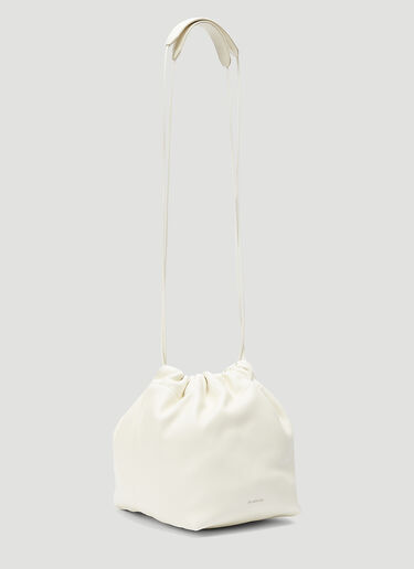 Jil Sander Small Drawstring Shoulder Bag Natural jil0243034