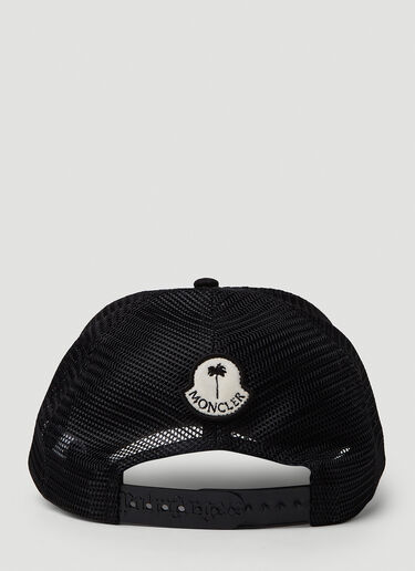 8 Moncler Palm Angels 徽标贴饰棒球帽 白色 mpa0351005