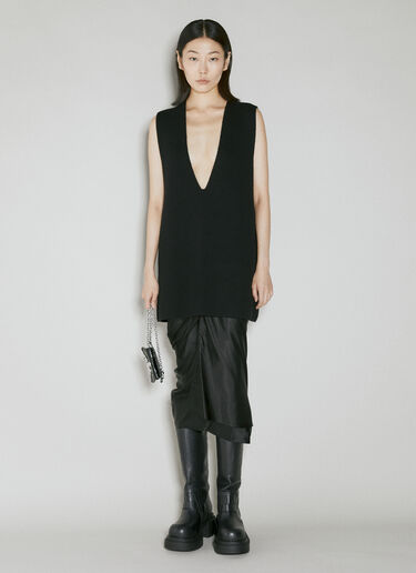 Cashmere Knit Vest Rick Owens Cashmere Knit Vest Black ric0254011