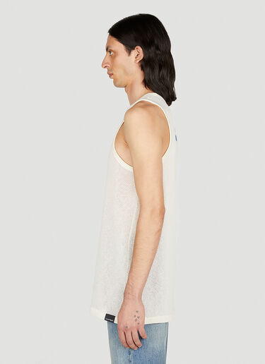 ロゴプリントタンクトップ Courrèges ロゴプリントタンクトップ ホワイト cou0152007