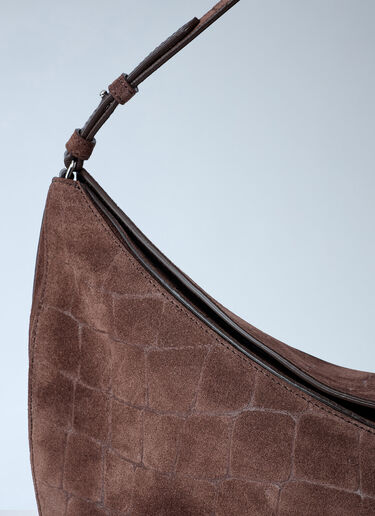 Jacquemus Le Calisso 圆形单肩包  深棕色 jac0262043