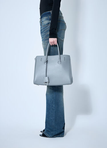 Balenciaga Small Hampton Carry All Handbag Grey bal0259023