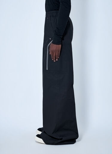 LN-CC® - Rick Owens: Heizer Belas Cotton Pants - Black Rick Owens Heizer Belas Cotton Pants Black ric0165062