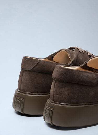 REFERENC Tahoe Suede Lace-Up Shoes Brown ref0163004