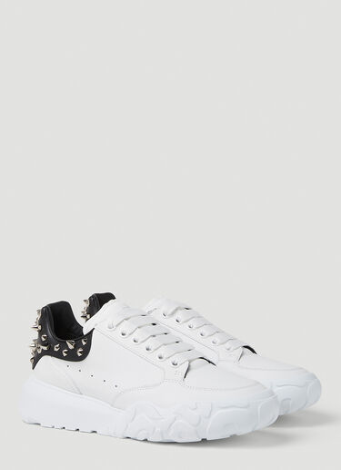 Alexander McQueen Studded Court Sneakers White amq0249037