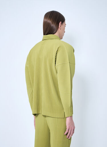 Homme Plissé Issey Miyake Pleated Shirt Green hmp0159001