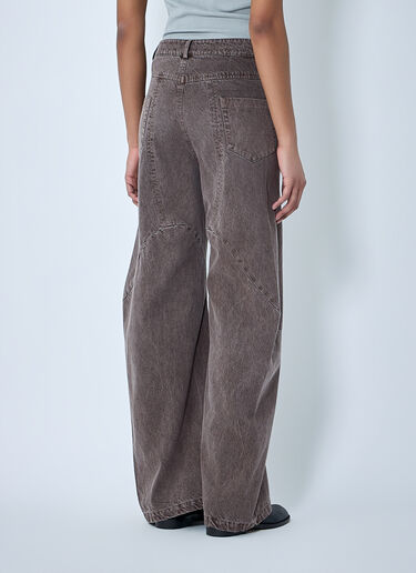 LUEDER Engineered Flare Pants Brown ldr0364003