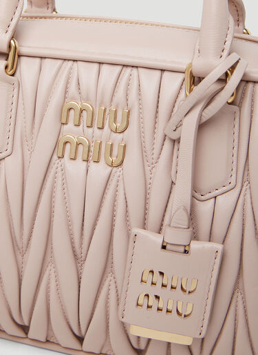 Miu Miu Matelassé Handbag Pink miu0252074