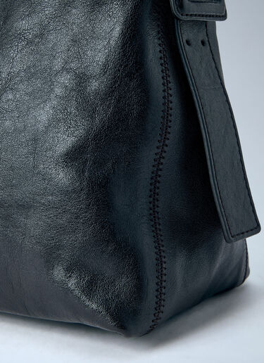 Lemaire Belted Baguette Shoulder Bag Black lem0264026