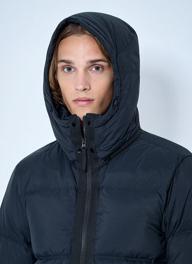 LN-CC® - Stone Island: Padded Hooded Jacket - Black Stone Island Padded Hooded Jacket Black sto0165045