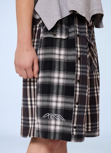 Gina Corrieri Check Shorts Grey gcr0264006