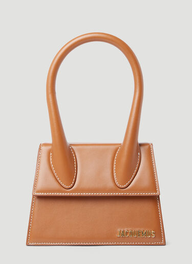 Jacquemus Le Chiquito Moyen Handbag Brown jac0254075