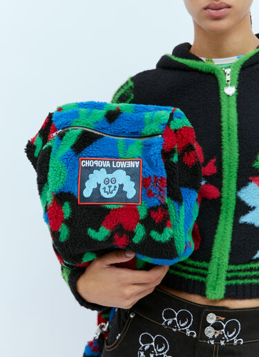 Fleece Shoulder Bag Chopova Lowena Fleece Shoulder Bag Blue cho0254012
