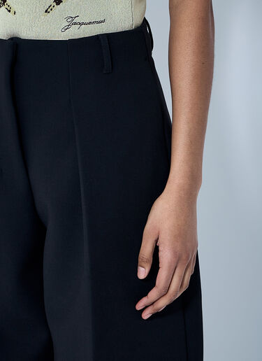 Jacquemus Le Ovalo 长裤  黑色 jac0260002