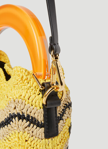 Marni x No Vacancy Venice Mini Bucket Shoulder Bag Yellow mvy0253017