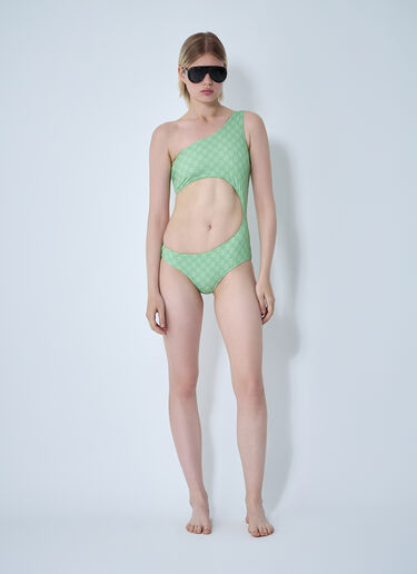 Gucci GG Stretch Jersey Swimsuit Green guc0259022