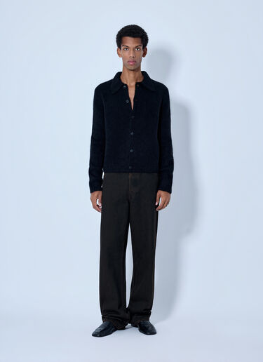LN-CC® - Dries Van Noten: Mora Fitted Knit Cardigan - Black Dries Van Noten Mora Fitted Knit Cardigan Black dvn0165018