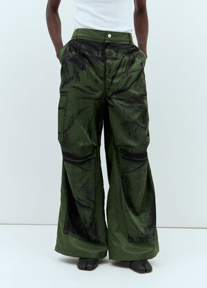 Jean Paul Gaultier Trompe L'Oeil Pants Green jpg0357005