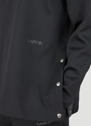 Lanvin Polo Sweatshirt Black lnv0151005