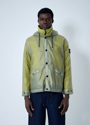 Stone Island Translucent Parka Hooded Jacket Yellow sto0162012