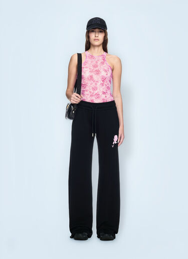 Off-White Off Stamp Roses Mesh Tank Top Pink ofw0260062
