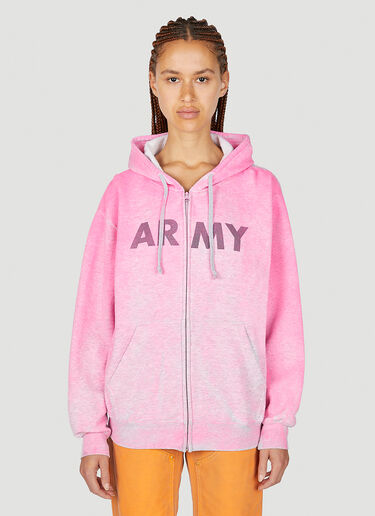 NOTSONORMAL Army Hooded Sweatshirt Pink nsm0351012