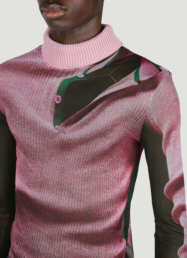Y/Project x Jean Paul Gaultier 트롱프뢰유 스웨터 핑크 ypg0152001