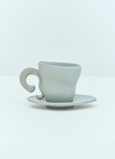Anissa Kermiche Spill The Tea 杯子两件装 灰色 ank0355011