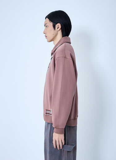 Story mfg. Geo Patchwork Sweatshirt Purple mfg0163001