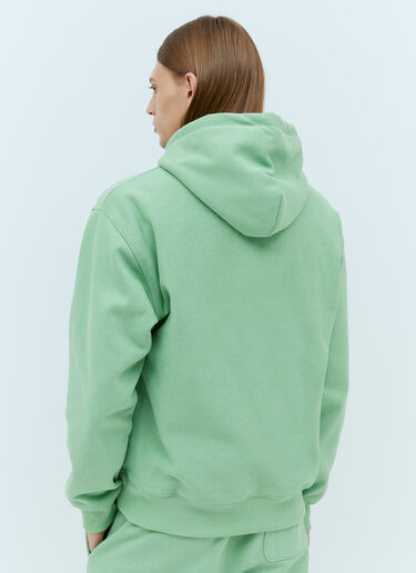 Stüssy 로고 자수 후드티셔츠  그린 sts0153015