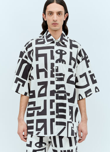 Walter Van Beirendonck オーバーサイズスターシャツ ホワイト wlt0156005