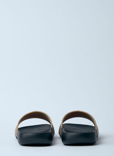 Burberry 체크 다이브 슬라이드  베이지 bur0259015