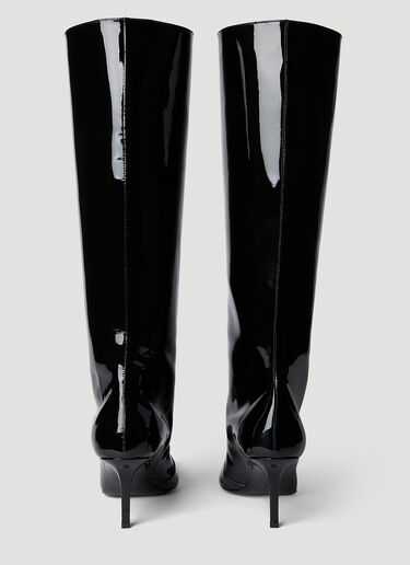 Acne Studios High Patent Heeled Boots Black acn0252039