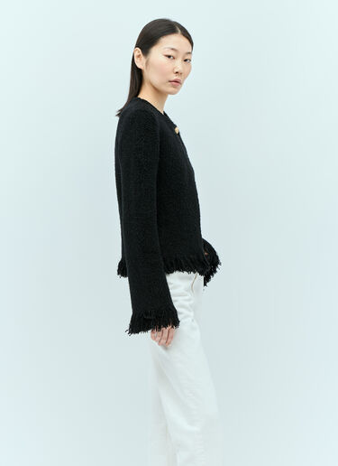 Chloé 顶部系扣无领短夹克 黑色 chl0255004