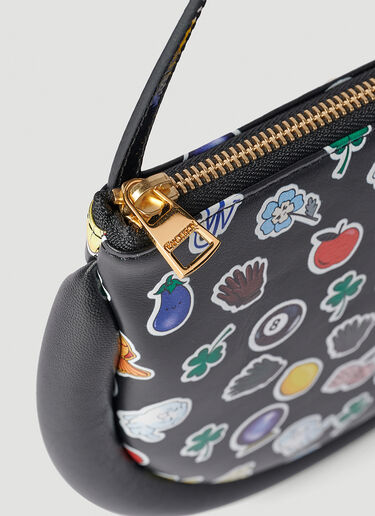 JW Anderson 스티커 범퍼 문 숄더백 블랙 jwa0251021