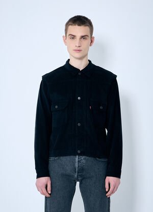 Moncler Pinnacle Trucker Corduroy Jacket Black mon0160004