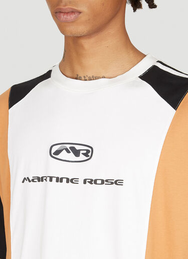 Martine Rose Multi Panel Short Sleeve T-Shirt White mtr0353001