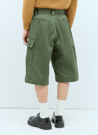 Kenzo Army Cargo Shorts Green knz0156007