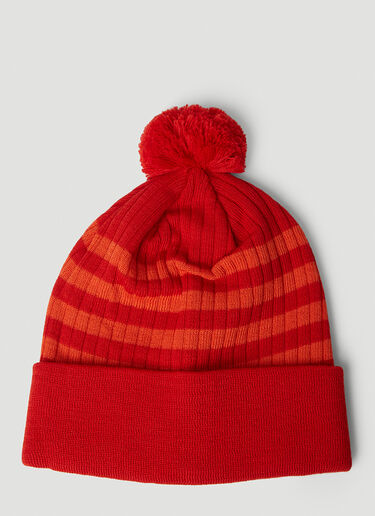 Liberal Youth Ministry Striped Beanie Hat Red lym0150019