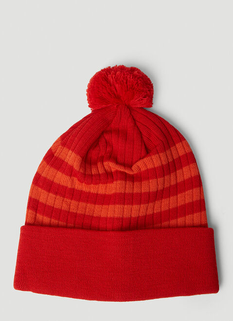 Liberal Youth Ministry Striped Beanie Hat White lym0152003