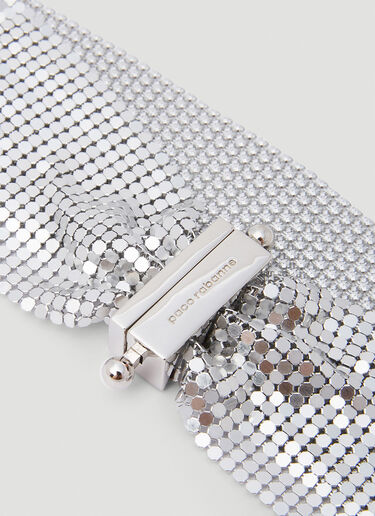 Rabanne Pixel Choker Necklace Silver pac0250066
